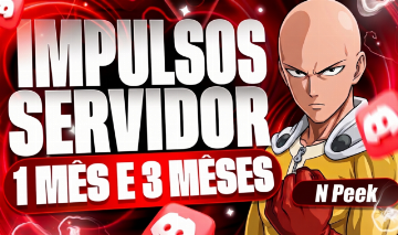 IMPULSO NO SEU SERVIDOR DISCORD - BOOST IMPULSO 1/3 MÊS!!! [PROMOÇÃO]