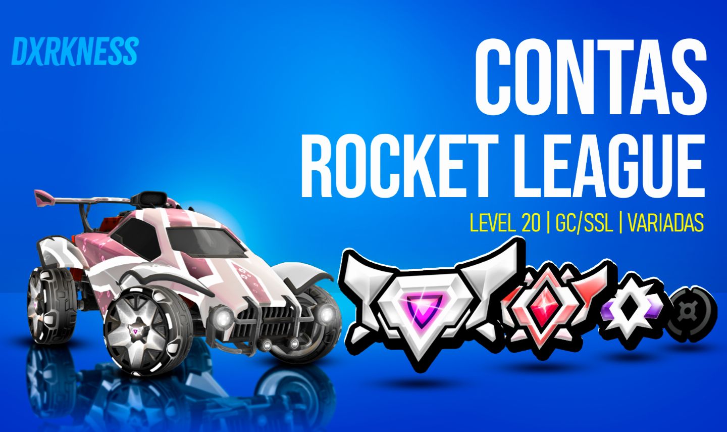 Contas Rocket League - Tags SSL - Rank Ready - Full Acesso [ENTREGA AUTOMÁTICA]