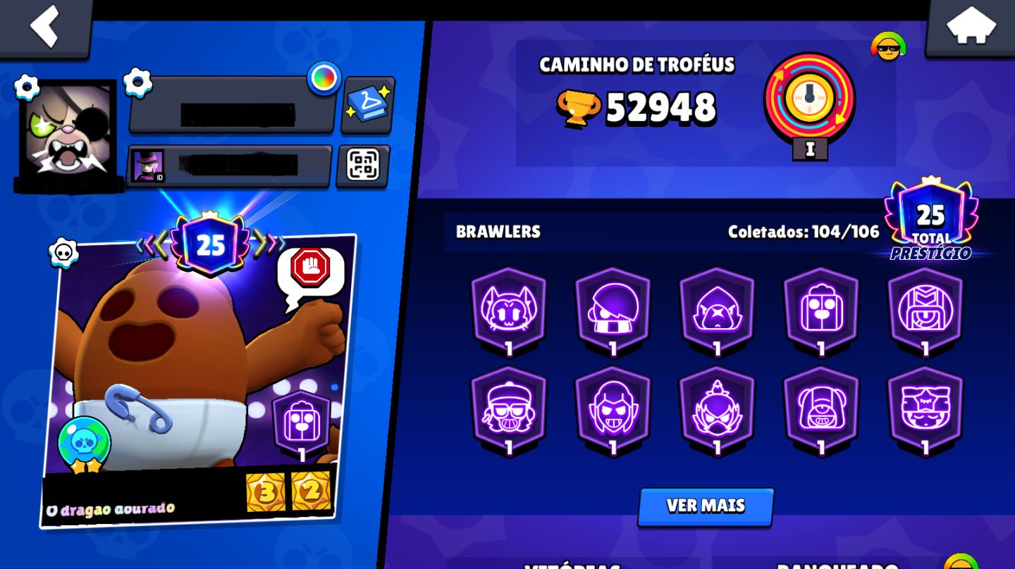 CONTA BRAWL STARS | 52K+ TROFÉUS | VÁRIOS BRAWLERS LVL 11 |CONTA 2020