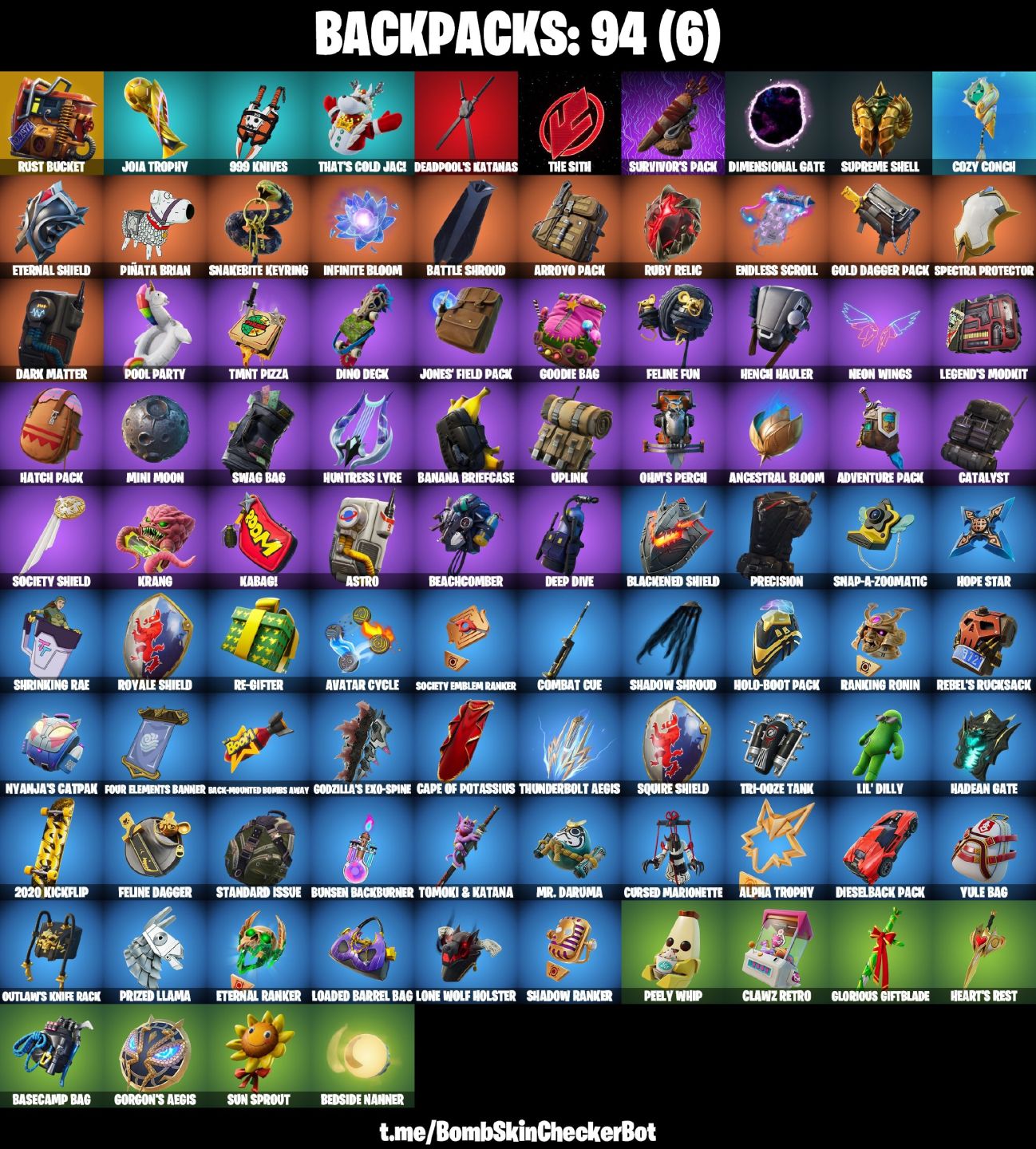 70 Skins - O ceifador, S2 inc, Gold midas, Drift (stage 5) & omega