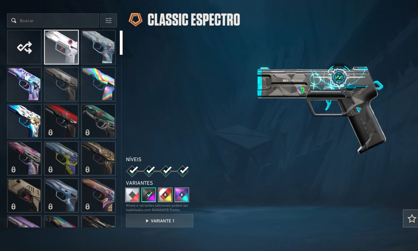 Conta de valorant com mais de 20 skins
