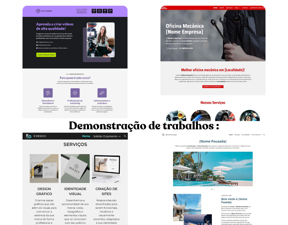 SEU SITE PROFISSIONAL NO AR EM POUCOS DIAS