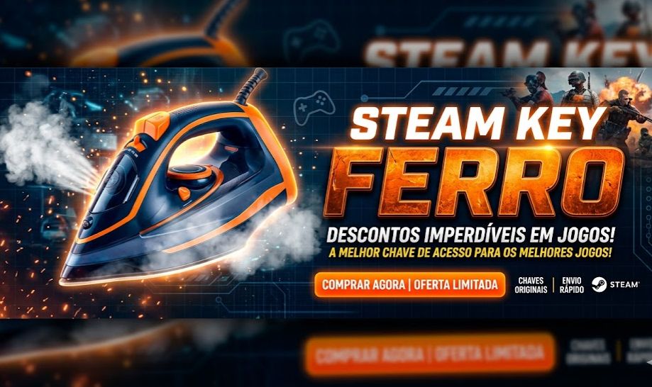 STEAM KEY FERRO E ALEATÓRIA
