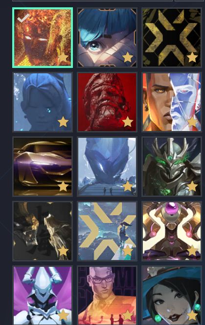 Conta com champions 21 + phantom 26 + cards VCT 21 + skins de LOL FULL ACESSO