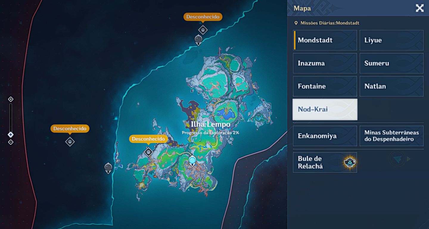 CONTA GENSHIN AR 59 ENDGAME + MUITA COISA PARA FAZER NO MAPA