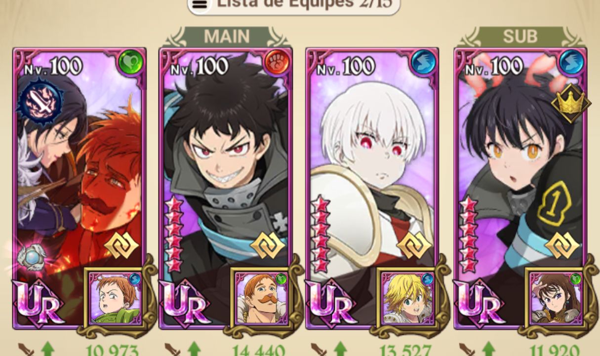 Collab fire force/ conta com quase 300 mil de cc