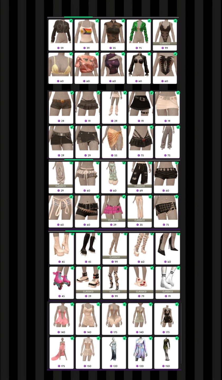Conta Feminina Avakin Life