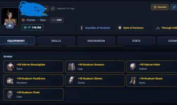Conta Chanter Aion 2 endgame