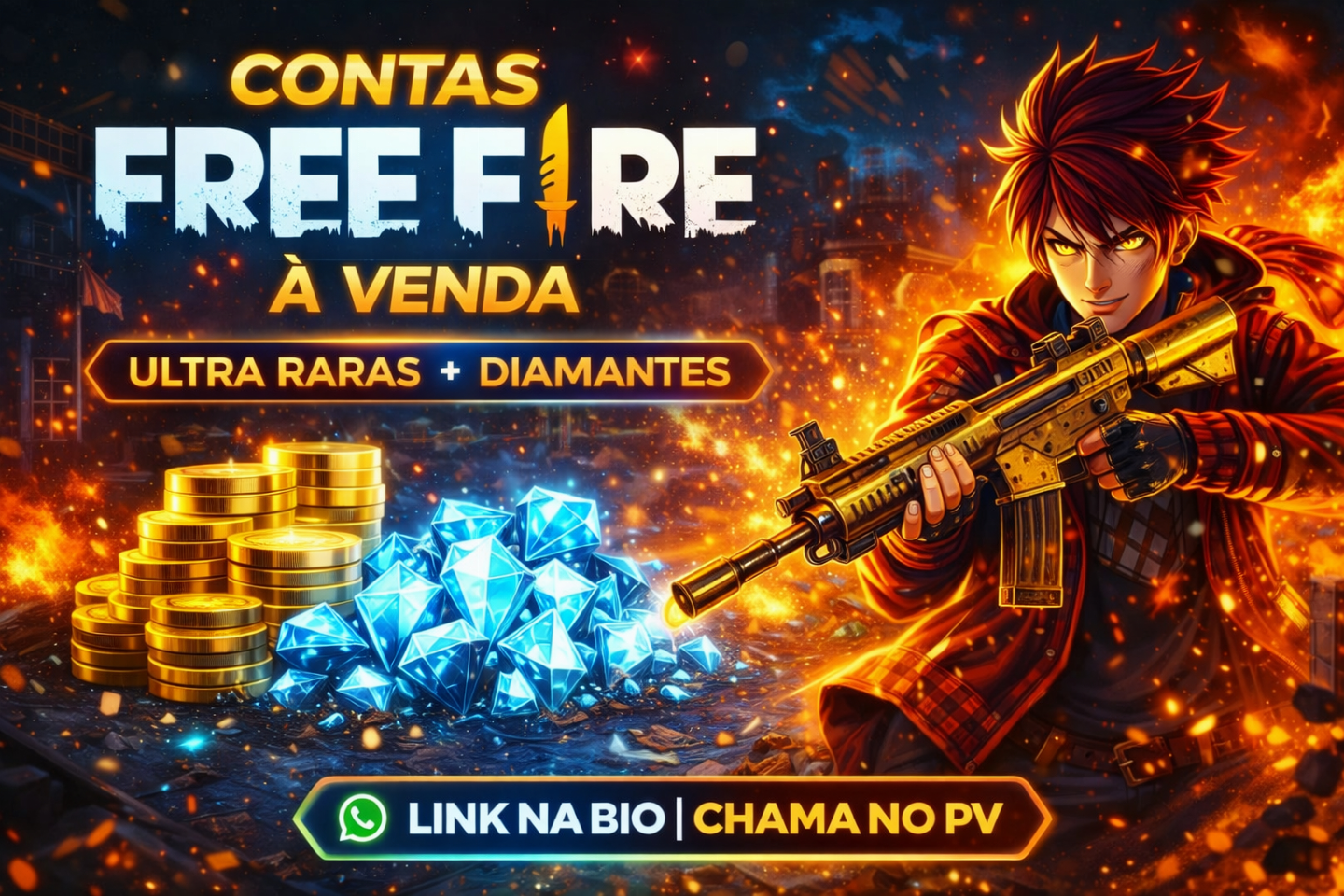 Criação de artes gamer personalizadas (serviço)