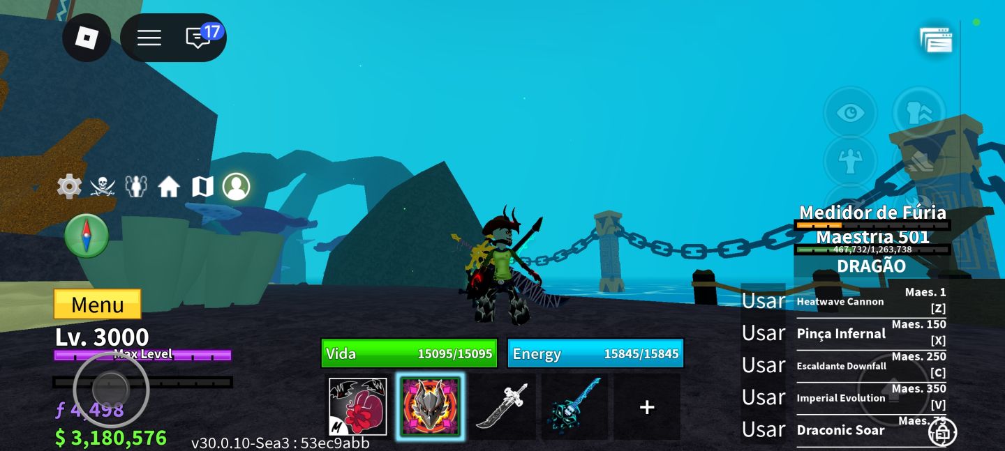 CONTA DE ROBLOX FOCADA EM VÁRIOS PRINCIPAL BLOX FRUITS!