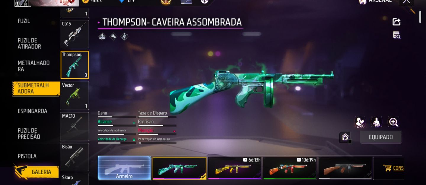 Free Fire Nv.20 | Troca de Nome | Conta Secundária
