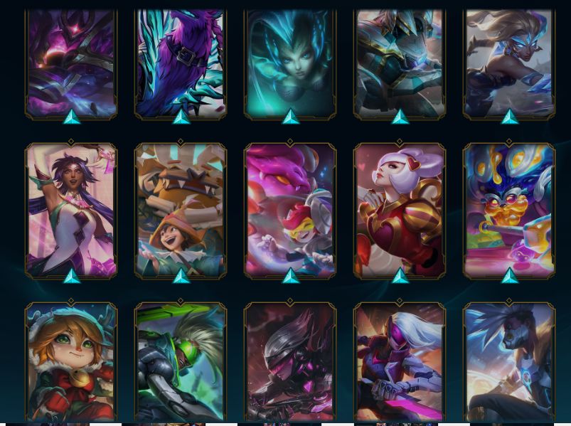 CONTA - CORKI OVNI + KAYLE JUÍZA + VITORIOSAS | 292 SKINS | TODOS OS CAMPEÕES