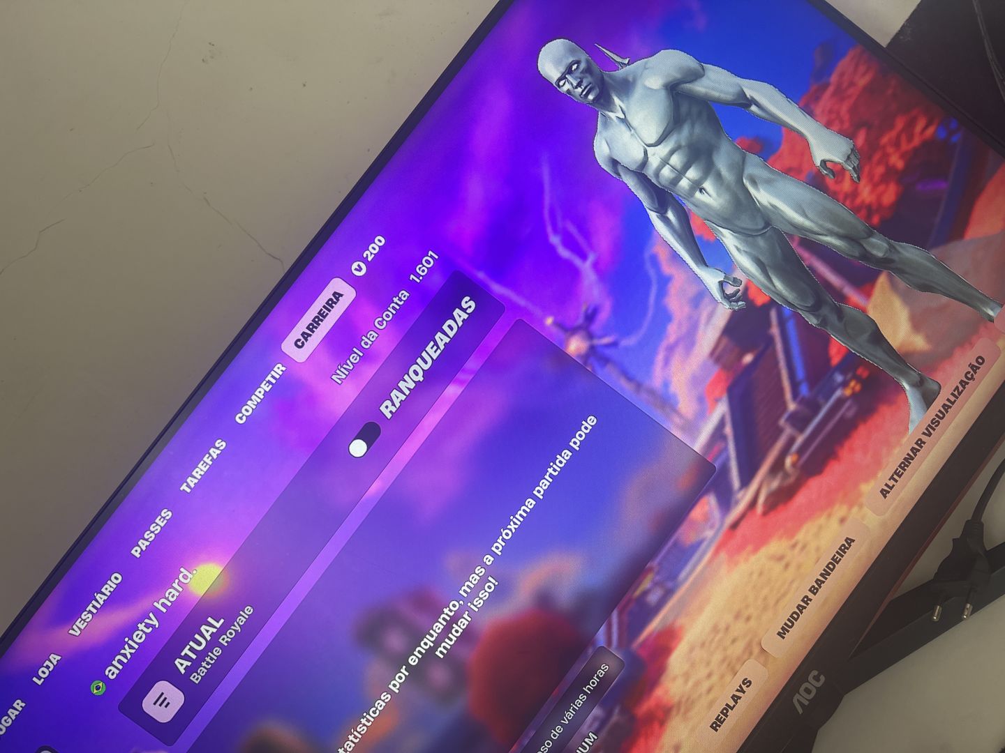 Conta fortnite único dono