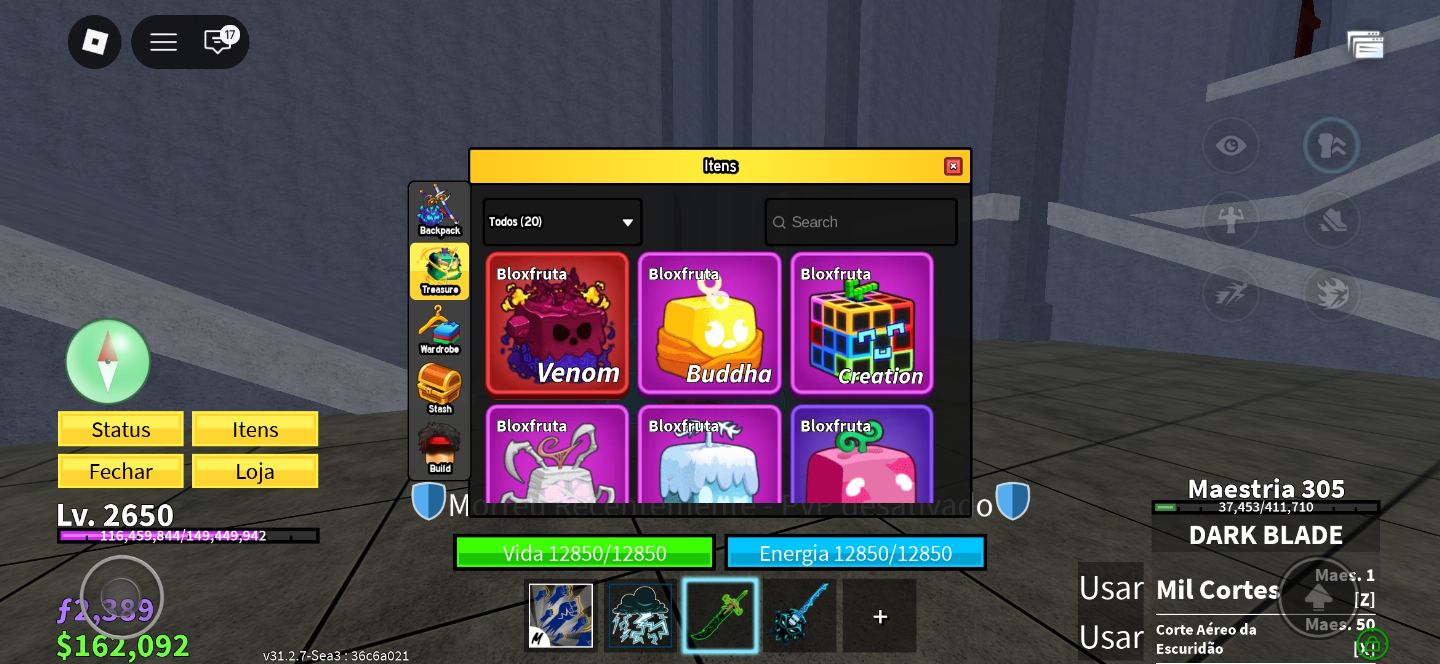 CONTA DE ROBLOX BLOX FRUITS KING LEGACY ENTRE OUTROS JOGOS