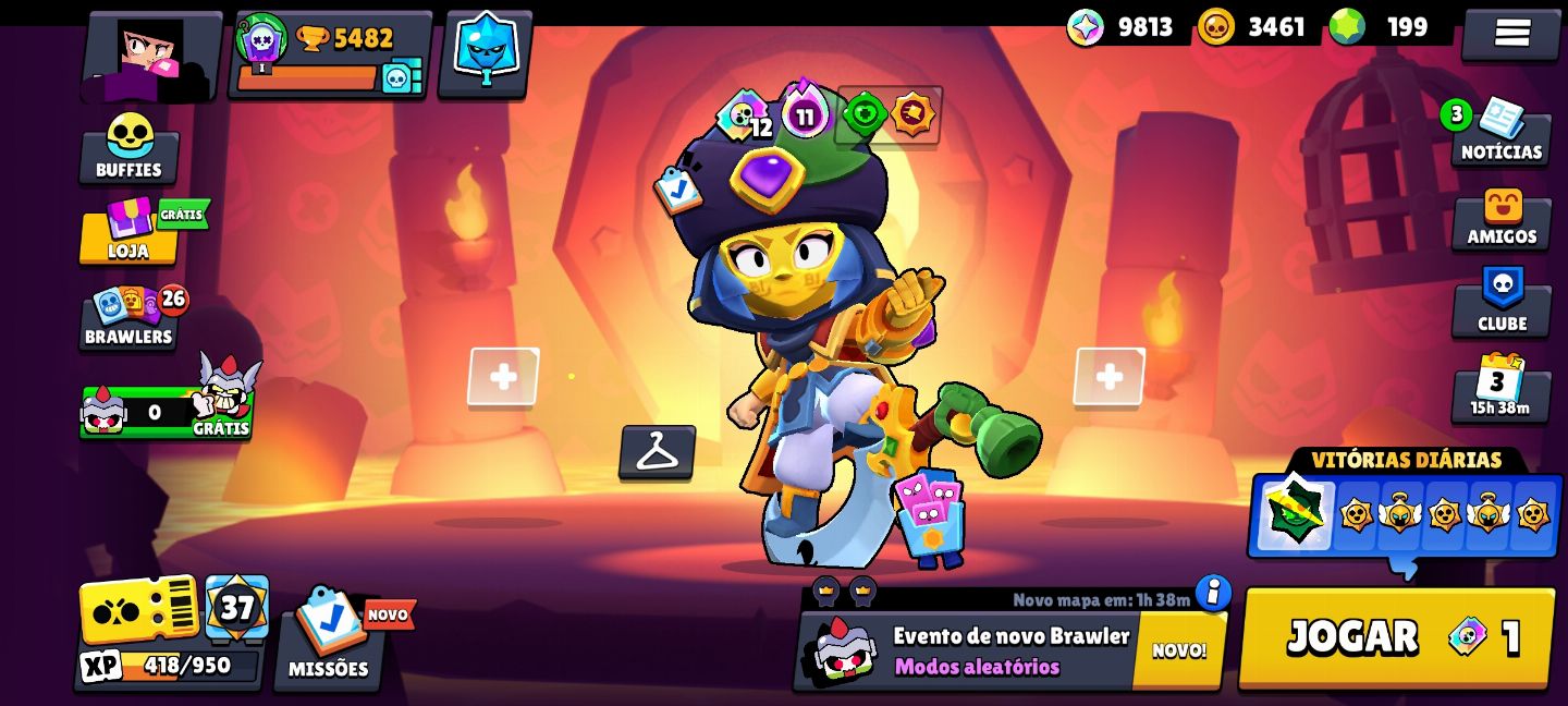 CONTA BRAWL STARS | 5K TROFÉUS
