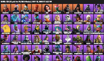 Conta Fortnite 135 Skins | Miku, Baymax, Scooby-Doo