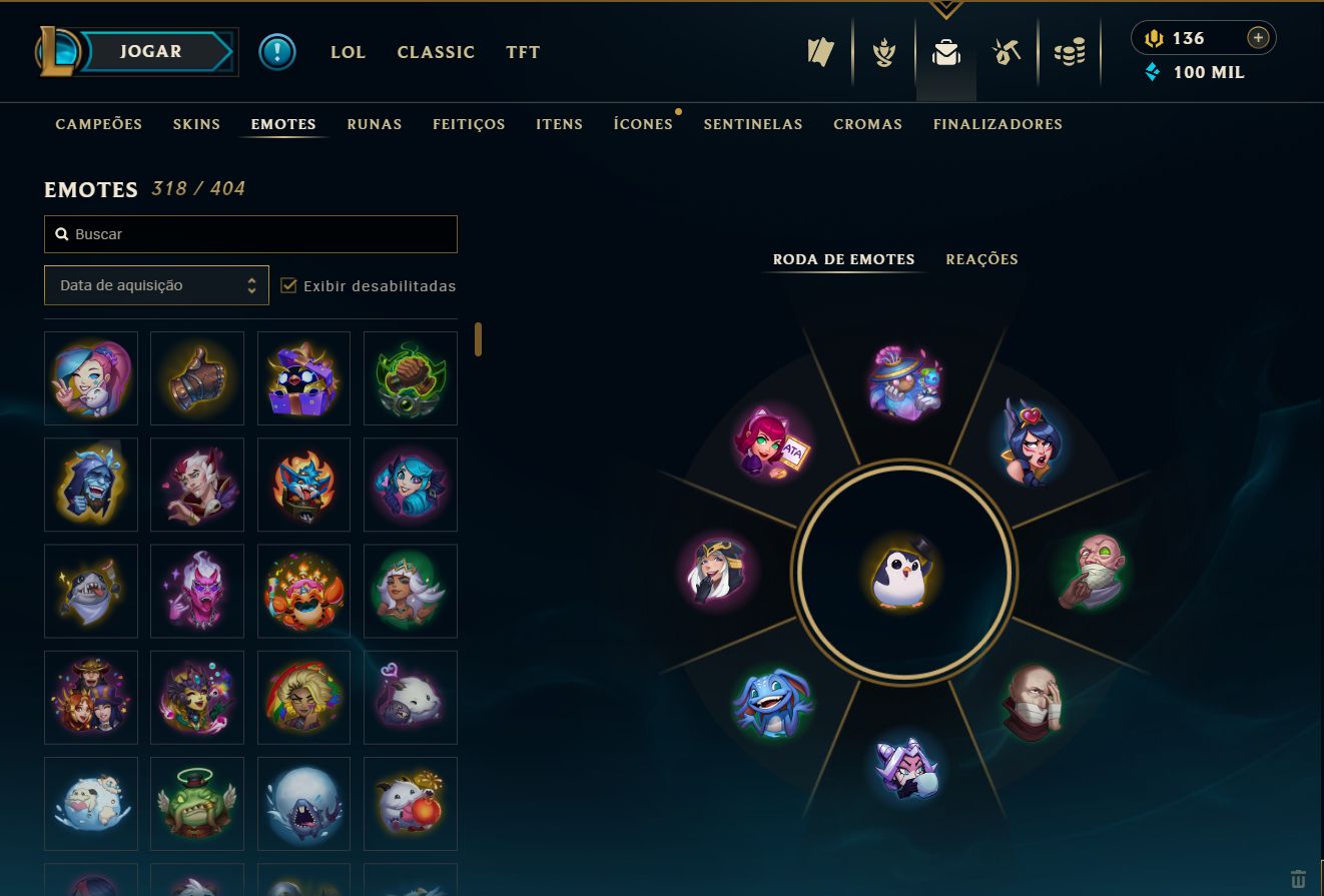 LOL 2014 | D1 75 PDL | EX-MESTRE | 234 SKINS | 4 ULTIMATE | 23 LENDÁRIAS