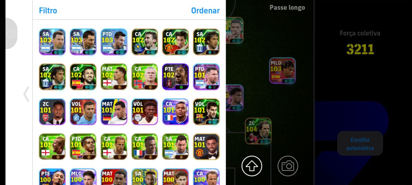 Conta efootbal Neymar Ronaldinho e etc