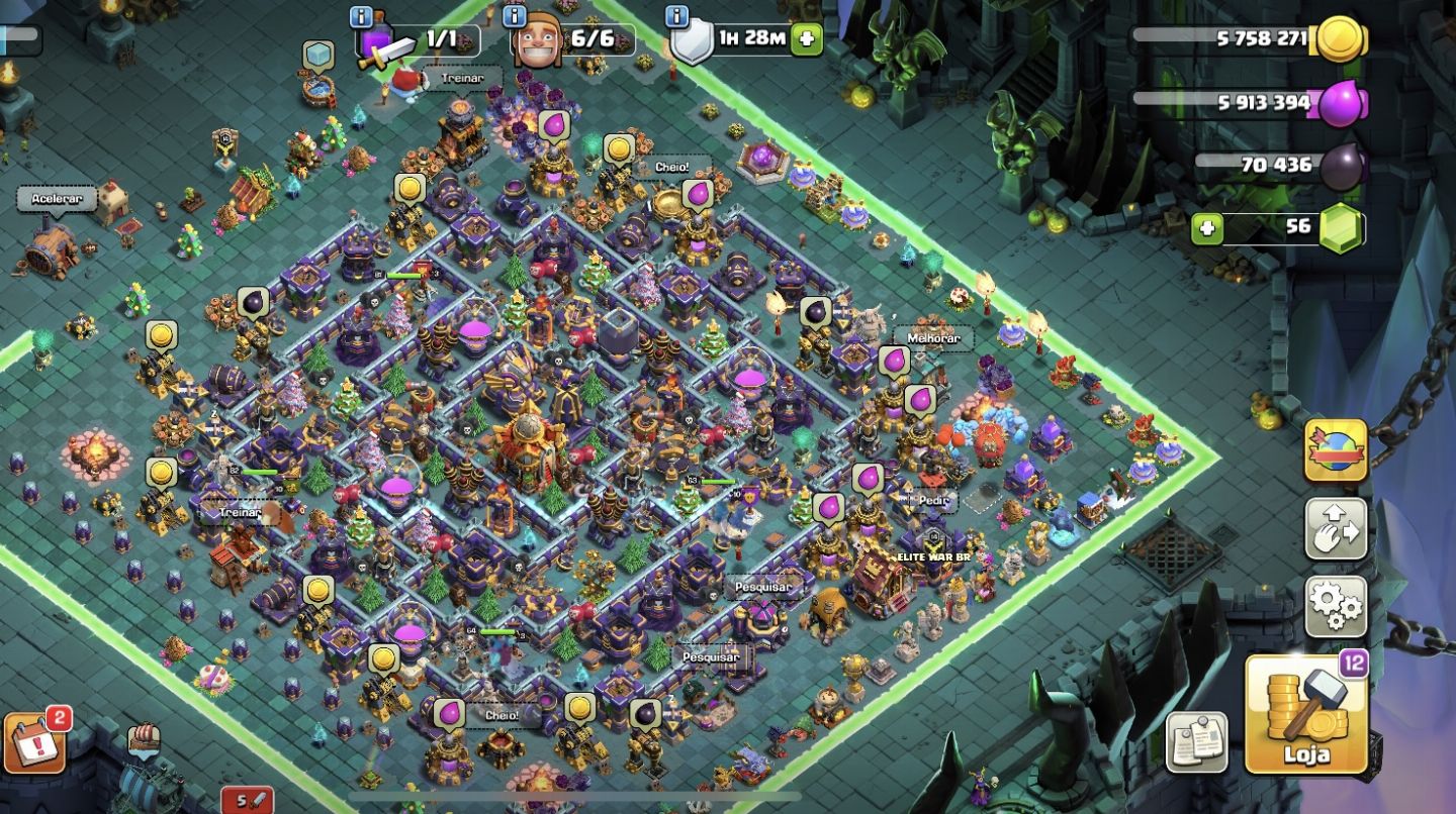 Conta clash of clans parei de jogar conta top