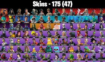 CONTA FORTNITE COM 175 SKINS SLIM SHADY/RAP BOY/SNOOP DOGG/SHADOW TROOPER