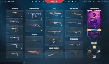Conta com várias skins populares (vendendo pq estou sem tempo pra jogar)