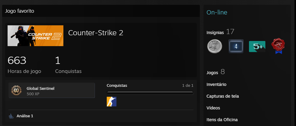 Conta lvl 10 Faceit 2.2k elo 1.36kdr (VERIFICADA)