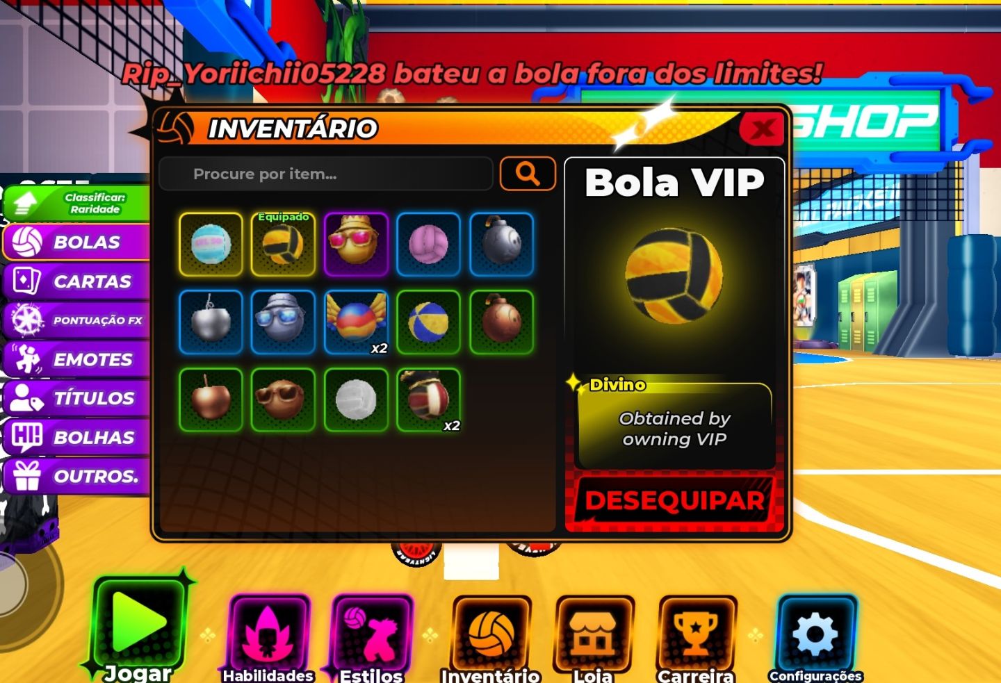 CONTAS MUITO BOAS DE SANJU NO VBL
