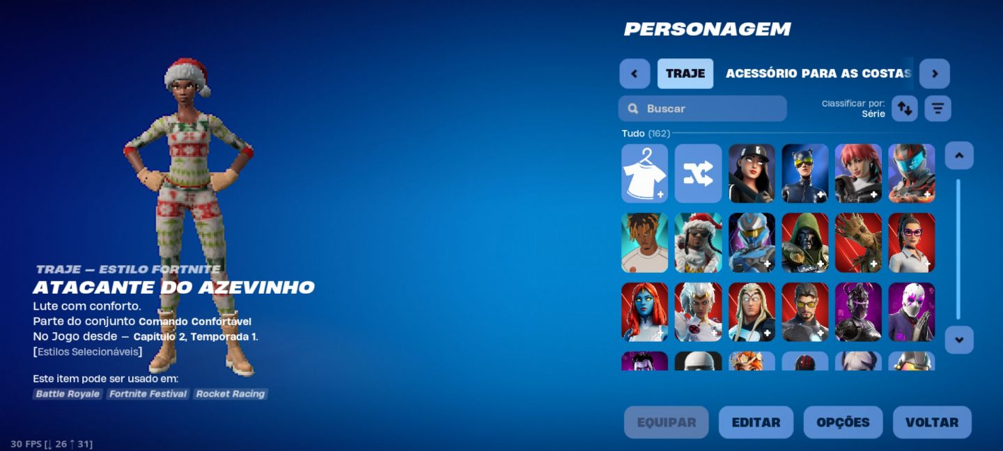 CONTA FORTNITE COM 162 SKINS,SALVE O MUNDO DE VBUCKS INFINITOS E MACHADO LEVIATÃ