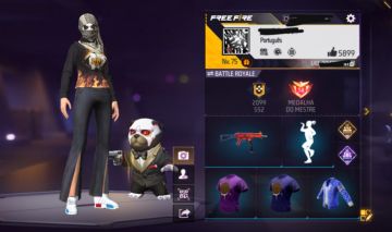 CONTA DE FREE FIRE MUITO ANTIGA E RARA COM MUITOS PASSES E SKINS RARAS