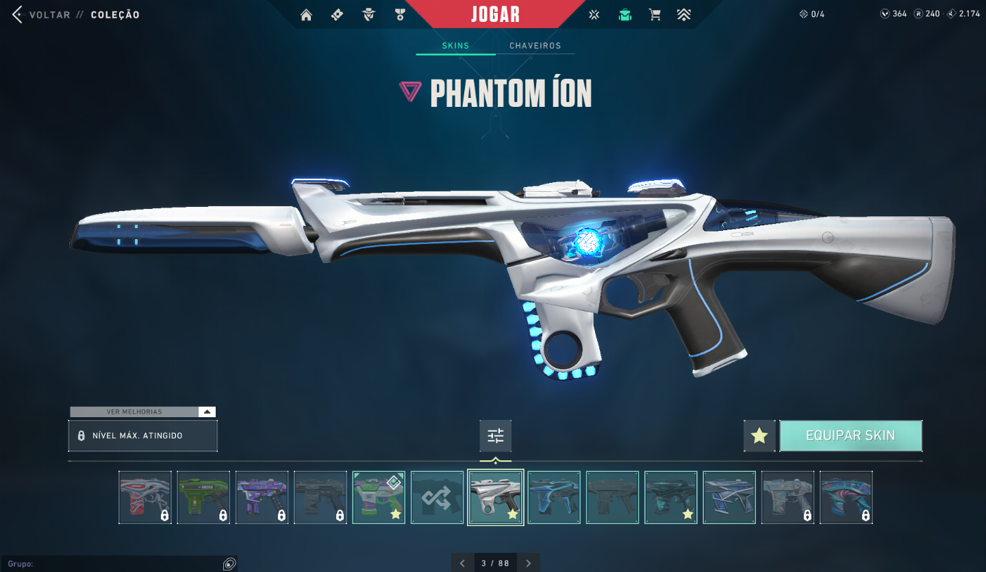 Conta Valorant com varias skins
