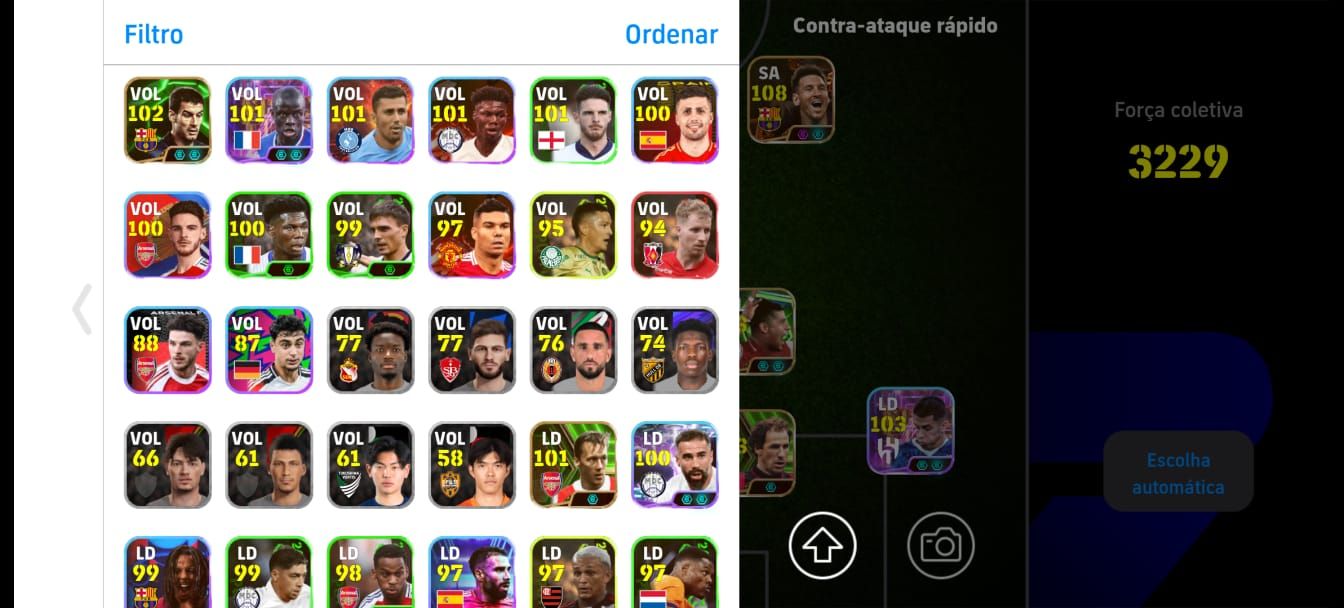 CONTA DE EFOOTBALL. Pele legend, Suarez big three, Messi big three blitz curler.