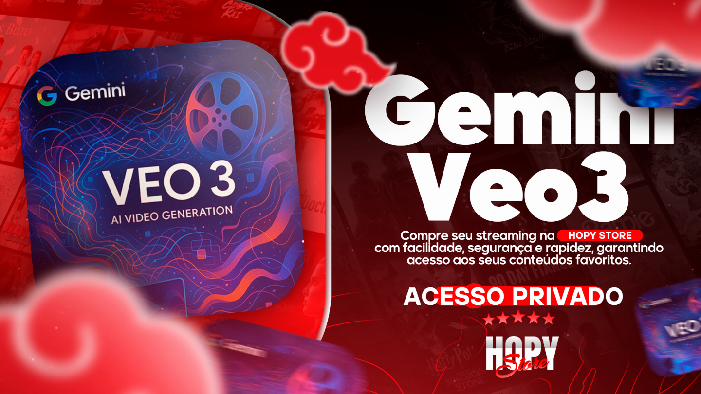 GEMINI 2.5 PRO + VEO3 + 2 TB DE ARMAZENAMENTO + ENTREGA AUTOMATICA