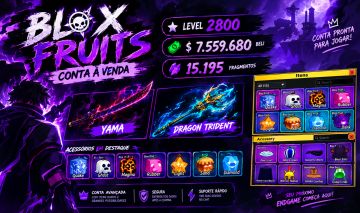 CONTA BLOXFRUITS PRA QUEM N QUER FARMA!!!!!