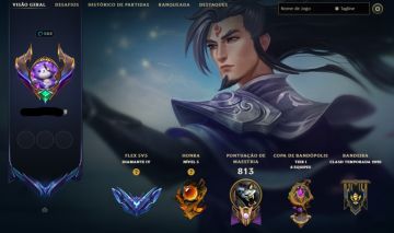 CONTA DE LOL 150K EA NIVEl 526 - DIAMANTE 4 (FLEX), PLATINA 2 (SOLO DUO)