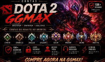 CONTAS DOTA 2 | ARAUTO AO IMORTAL | 10K+ BEHAVIOR | DOTA PLUS 60 DIAS