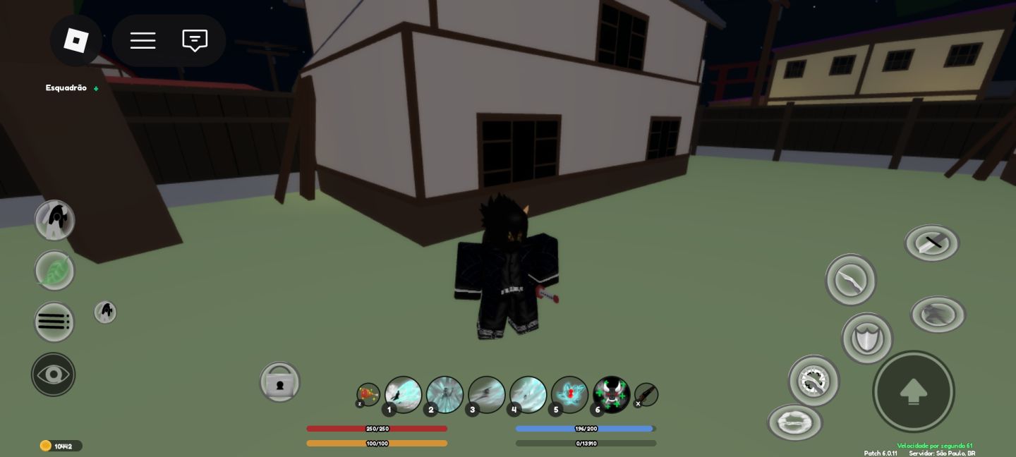CONTA ROBLOX DEMON FALL + DRAGON BALL RAGE