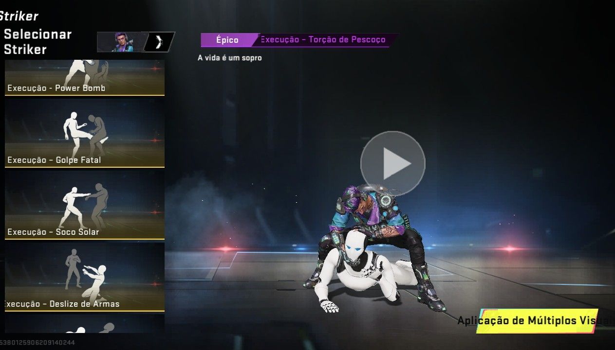 Conta de blood strike com skim eternas e ultras