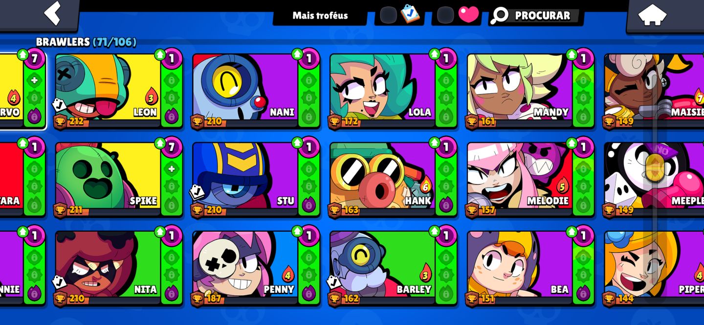 Conta brawl média