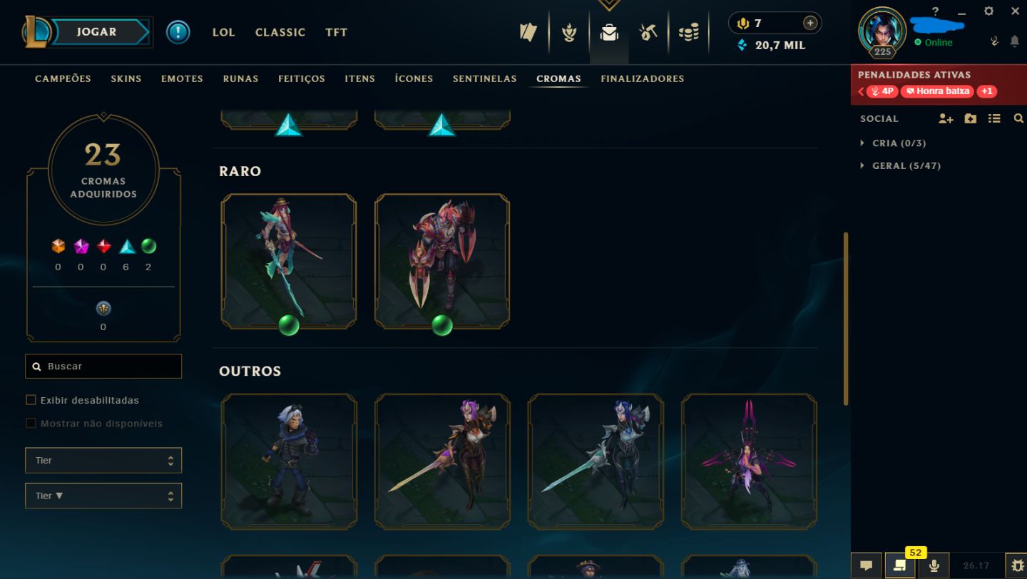 Conta Diamante 2 Win rate de 65% - Ex mestre