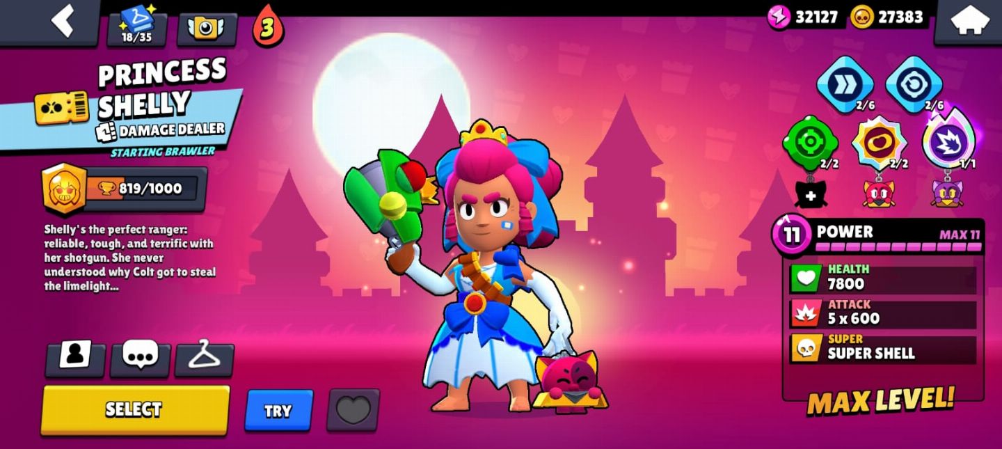 CONTA BRAWL STARS FAMA SATURNIANA COM TODOS OS BRAWLERS LIBERADOS!!!