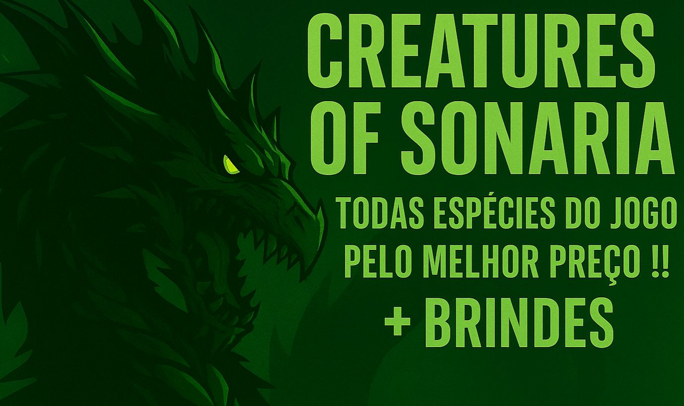 Creatures of Sonaria loja de especies e outros com brindes ! ( Preço chefe )