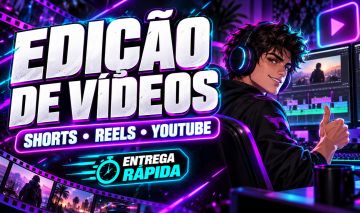 EDIÇÃO DE VÍDEOS PROFISSIONAL | Shorts, Reels e YouTube com entrega de 2 dias