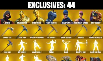 CONTA FN COM 235 SKINS-IKONIK-GOLD MIDAS-GOLD BRUTUS-TRYHARD