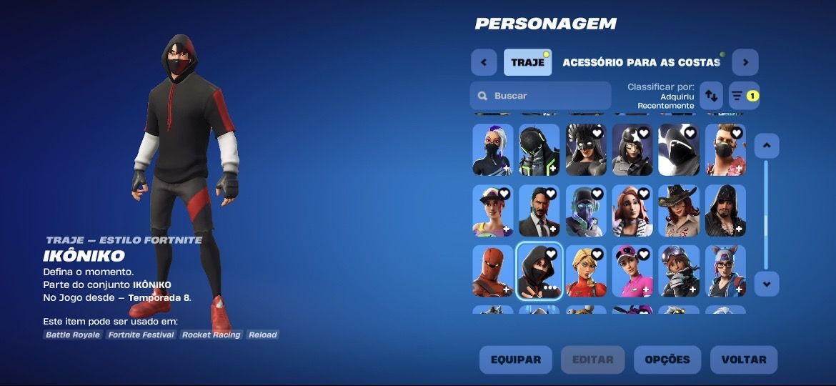 Conta com ikonik rara oportunidade