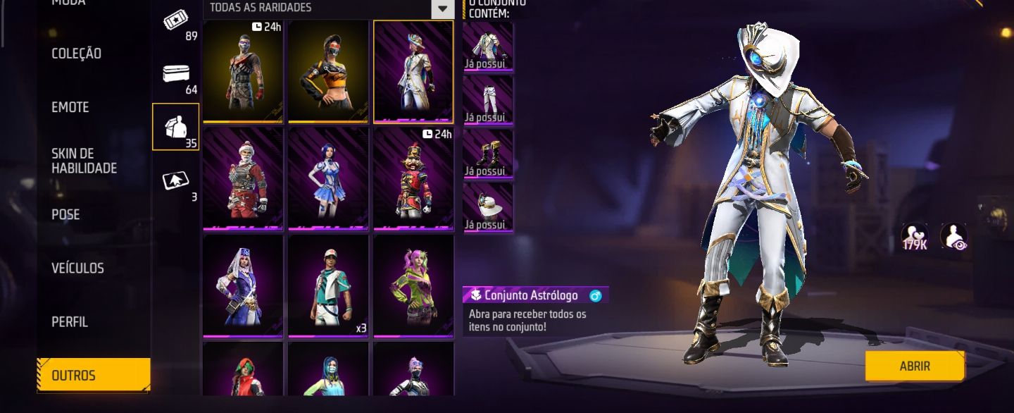 CONTA ANTIGA COM ANGELICAL (FULL ACCESSO)