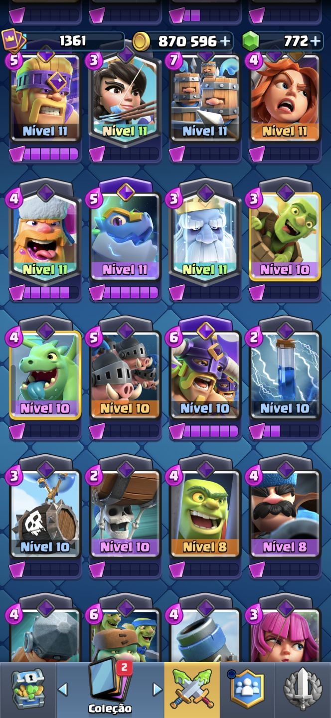 Conta clash royale Full