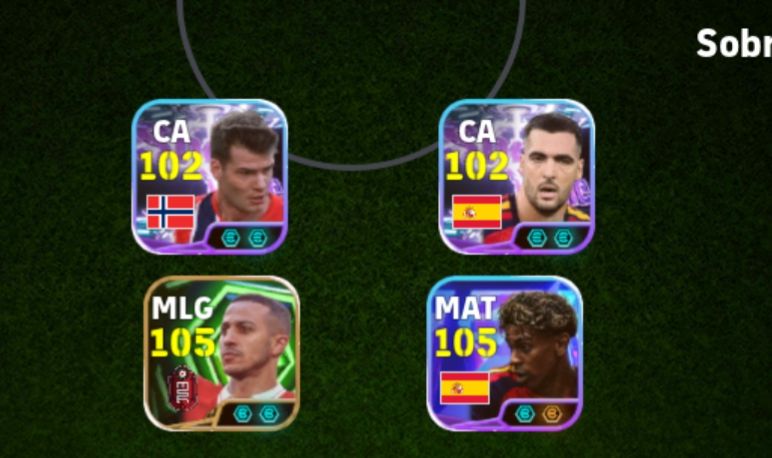 Conta de Efootball com yamal e desailly