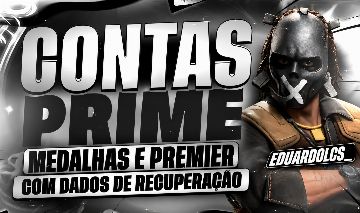 CS2 PRIME + PREMIER + MEDALHAS + LEVEL STEAM