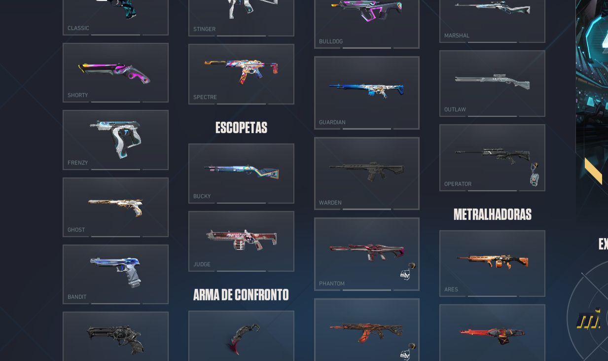CONTA DE VALORANT 3K GASTOS ex ASC com muitas skins passo gmail