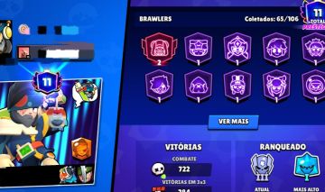 Conta Brawl Stars com foco no Leon!!